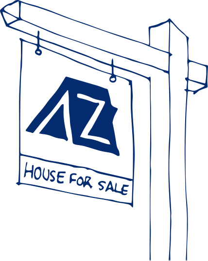 A to Z Realty - Learn Before Selling - House for Sale sign