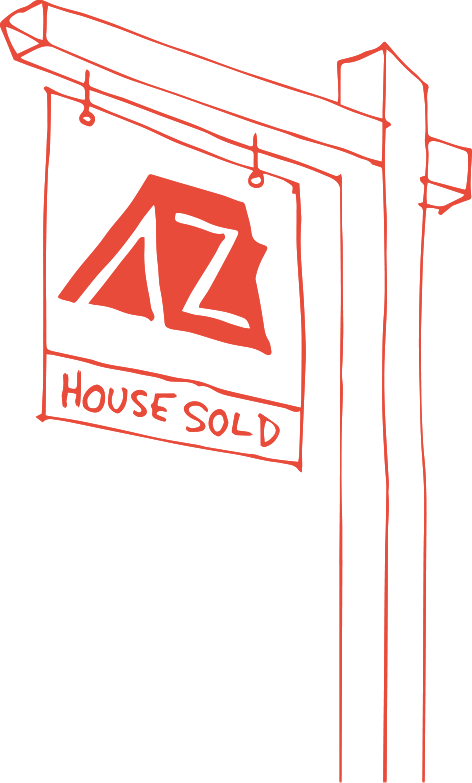 A to Z Realty - Learn what it takes to be an agent - House Sold sign